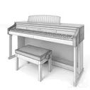 Kawai piano CA15 - Музыкальные инструменты - 3D модель