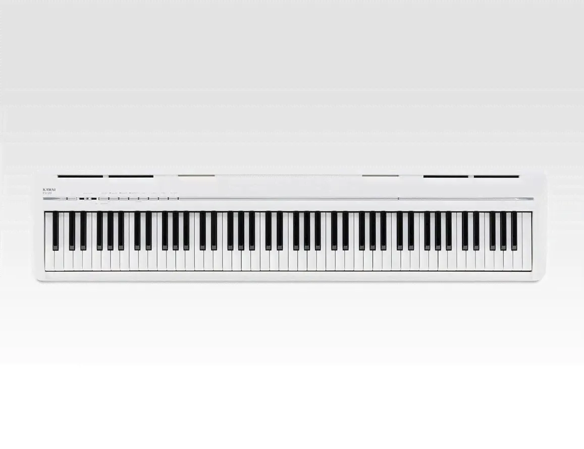 Пианино Kawai ES120 WH, цифровое, белое-0