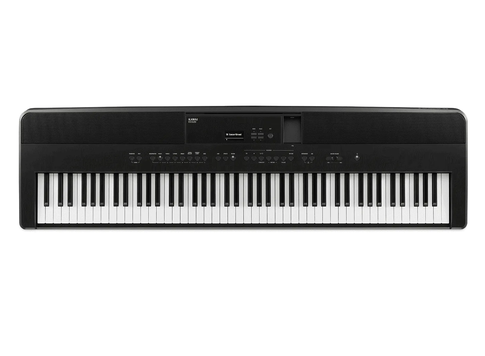 Пианино Kawai ES520 B, цифровое, черное-0