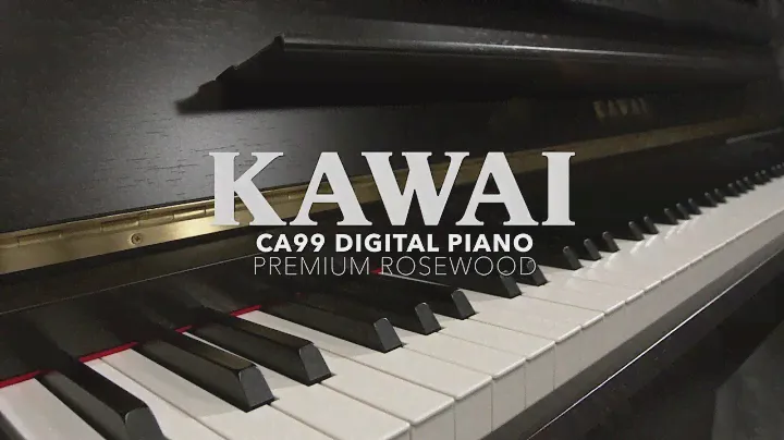 Kawai CA99 Digital Piano, Premium Rosewood | Gear4music demo