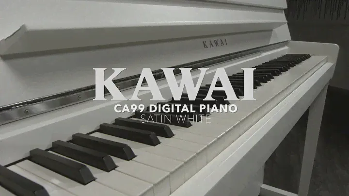 Kawai CA99 Digital Piano, Satin White | Gear4music demo