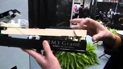 Keyboard plays the Kawai VPC1 piano controller at NAMM 2013