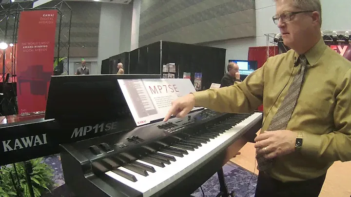 NAMM 2018   Kawai MP7SE Digital Piano with Sean O'Shea