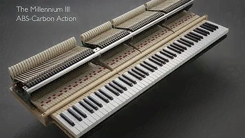 Piano Action: Kawai Millenium III ABS-Carbon Piano Action