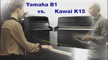 Vergleichstest Yamaha B1 vs. Kawai K15 Klavier, upright piano sound Klang Test, comparison