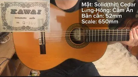 (Đã Bán)Guitar Classic Nhật Kawai G-300 Giá 2.800.000