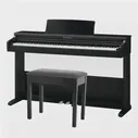 KAWAI KDP75 B - цифровое пианино, банкетка, 192 полифония,механика RHC, цвет черный