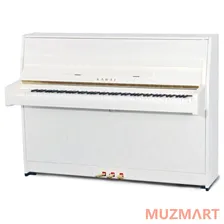 Kawai K15E WH/P пианино белое полированное