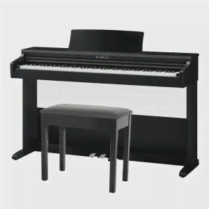 KAWAI KDP75 B - цифровое пианино, банкетка, 192 полифония,механика RHC, цвет черный