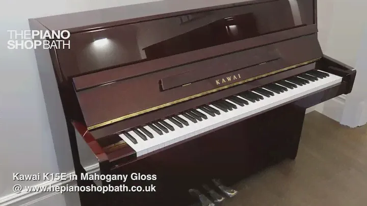 Kawai K15E Compact Piano in Mahogany @ The Piano Shop, Bath