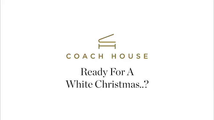 Seasons Greetings from Coach House Pianos - White Kawai GL10