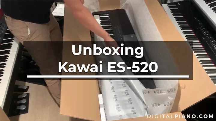 Unboxing and assembly of Kawai ES-520 Stage Piano | Digitalpiano.com