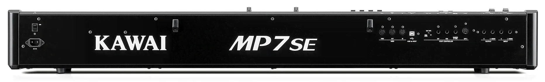 Kawai MP7SE Сценическое пианино, цвет черный, механика RHIII, покрытие клавиш Ivory Touch черный-2