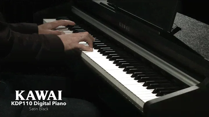 Kawai KDP110 Digital Piano, Satin Black | Gear4music demo