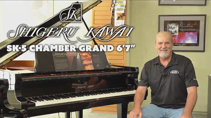 Камерный рояль Shigeru Kawai SK-5 6 футов 7 дюймов | Обзор и демонстрация