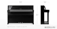 KAWAI CA901 EP цифровое пианино, 88 клавиш, банкетка, механика Grand Feel III, черное полированное